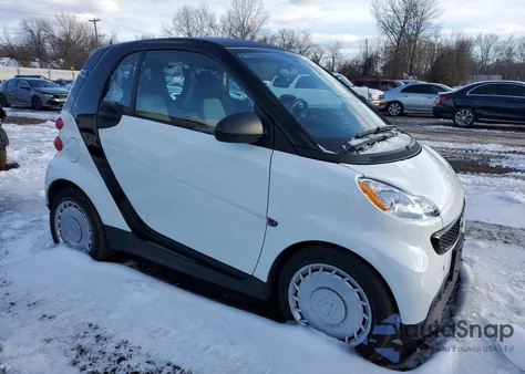 2015 Smart Fortwo Pure from USA, damaged, VIN WMEEJ3BA8FK797266